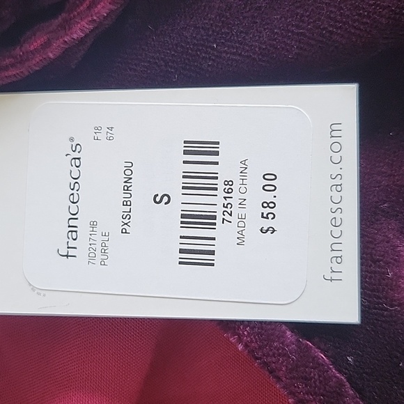 Honey Belle Red Floral Dress Velvet Spagetti Straps Size Small NWT - Picture 8 of 11